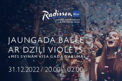 JAUNGADA BALLE ZĀLĒ OMEGA Radisson Blu Latvija Conference & Spa Hotel